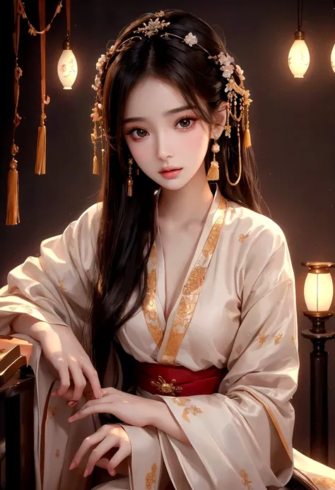 Best image quality、8K、masterpiece：1.3))、Realistic high-quality photos、Highest quality、 Beautiful face、Photos of slim models、Beautiful girl model、Young and pretty face、Beautiful model girl、A lovely and delicate face、Black Hair、Beautiful brown eyes、Young Bod...