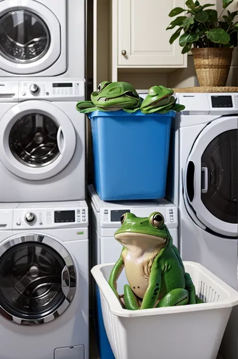 laundry frog