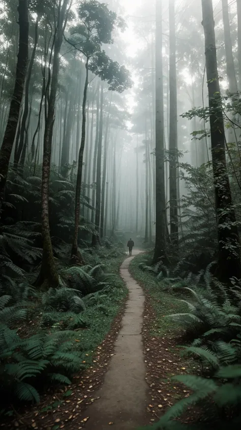 Imagine a person lost in the depths of a dense forest, their path obscured by a thick fog. The scene symbolizes the speakers struggle to find their way out of their emotional labyrinth, their path forward shrouded in uncertainty and doubt.