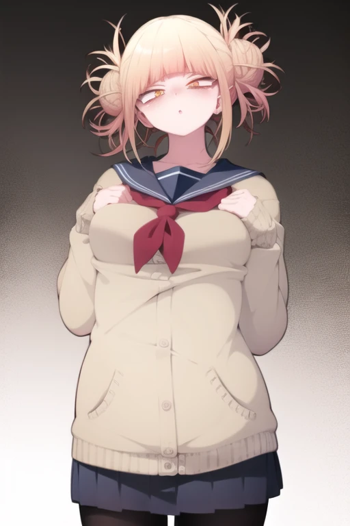 Toga himiko big chest white background