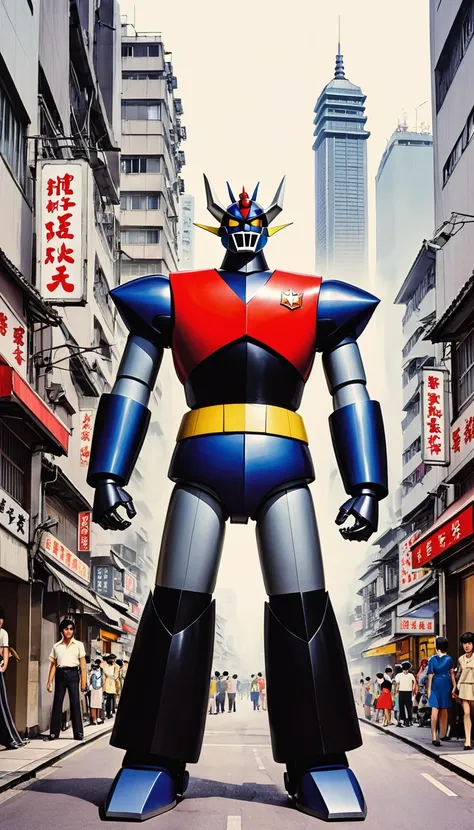 mazinger z、hongkong、1970onochromatic