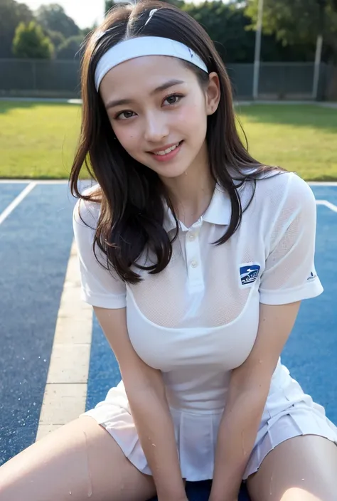 (((pull own uniform:1.9))),(((pull own uniform:1.9))),(((neat woman,sitting down on the bench))),(((kind smile:1.8,kind smile,blush:1.8,blush,deep cheek:1.8,deep cheek:1.8))),(cinematic lighting), (Photo real:1.4)、(A hyper-realistic:1.4)、(Photorealistic:1....