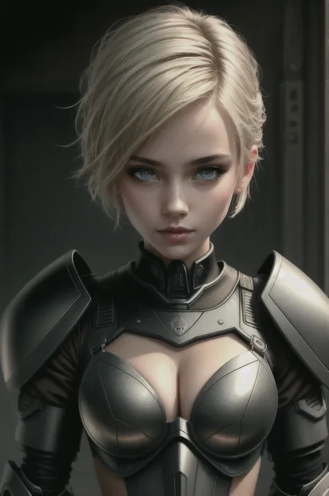 ((Masterpiece, best quality,edgQuality)),solo,1girl,
edgAdepta, looking at viewer, short hair, blonde hair, upper body, lips, realistic ,wearing edgAdepta,power armor,shoulder armor,skull emblem
 