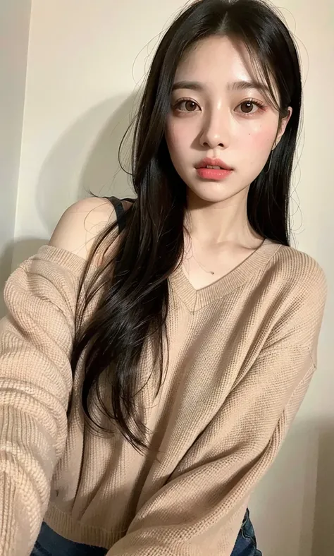 Ulzzang-6500-v1.1, (raw photo:1.2), (realistic:1.4), beautiful and detailed girl, very detailed eyes and face, beautiful detailed eyes, does not make sense, It&#39;s incredibly ridiculous., very detailed, high resolution, very detailed, best quality, maste...