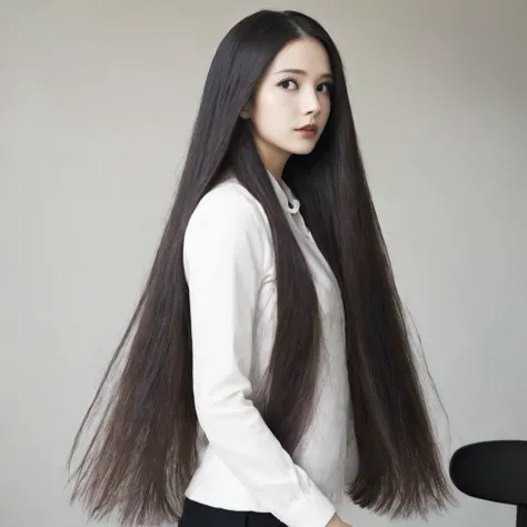 Very long hair 