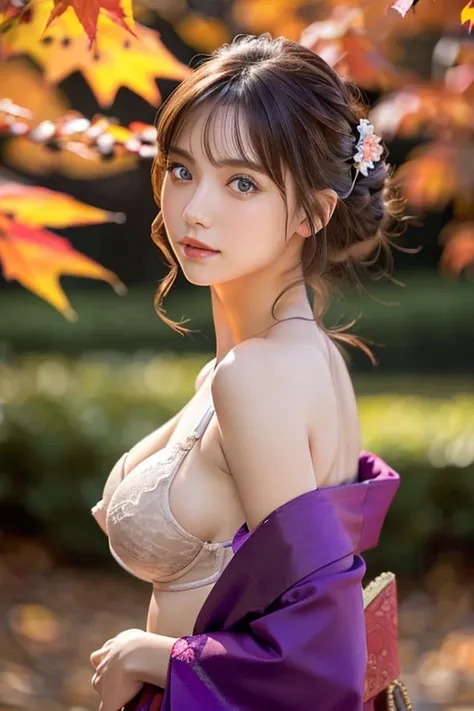 (Bra is visible:1.5)、(Nipples are visible:1.5)、(masutepiece:1.3, Photorealsitic:1.4, 8K), top-quality, ​masterpiece, 超A high resolution, Professional camera work, Grow Light Effect, Realistic portrait, Cinematic Light, Highly detailed skin and facial textu...