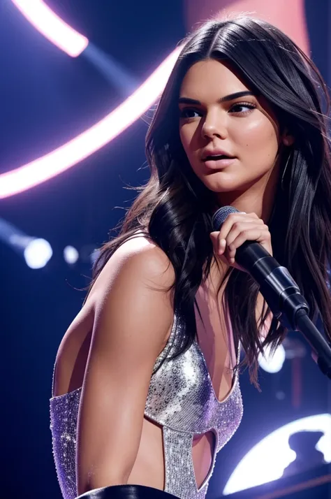 kendall jenner as a singer in a big concert