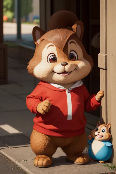 Create Alvin from Alvin and the Chipmunks as a Beggar