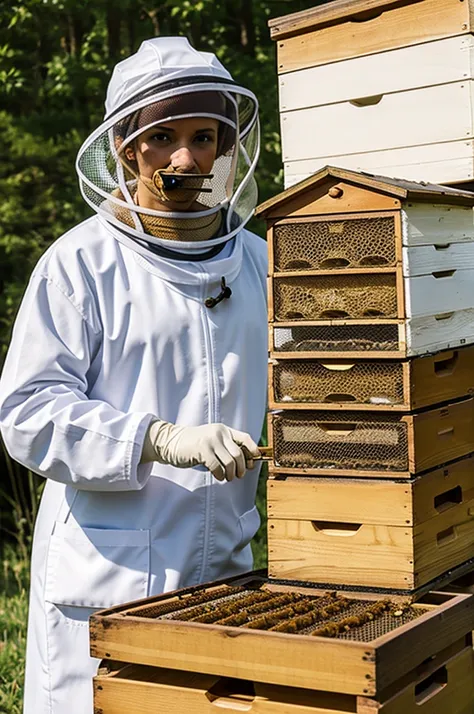 Veterinary medical beekeeper