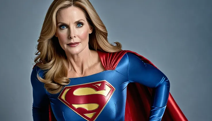 old Julie Hagerty Supergirl sexy; HD. Photograph, ((realism)), extremely high quality RAW photograph, ultra detailed photograph, sharp focus, high resolution, (detailed skin:1,3),high quality, film grain, Fujifilm XT3,Highly Detailed, movie, (Cinematic Pho...