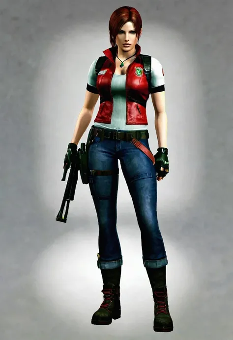 Mod para Resident Evil: "Claire Redfield - Survival Glamour"
Character description:

Name: Claire Redfield Age: 28 years old Physical Description: Claire is an athletic woman with brown hair and green eyes.. In this mod, Her outfit includes a thong and oth...