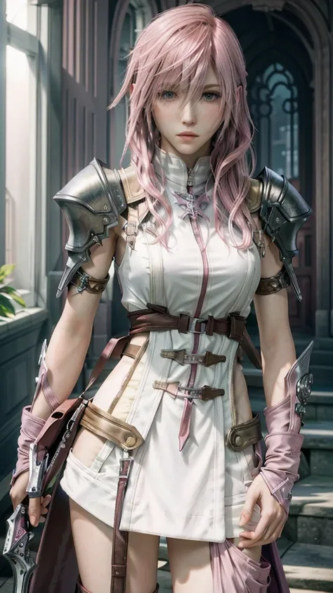 (masterpiece, Highest quality:1.3)
Lightning FF13, 1 Girl, alone, Long Hair, Pink Hair