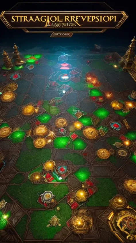 Image written, strategists patch in Portuguese with Manipulation effects and lights 