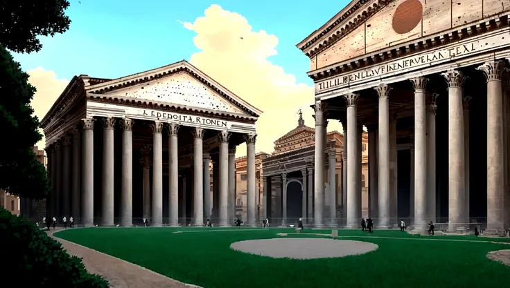 beautiful rome, pantheon, stadium, roman republic