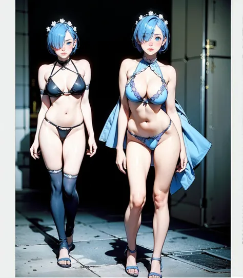 Masterpiece, best quality, 16k resolution, NVIDIA RTX Ray Tracing technology, Create a 4K resolution, ultra-realistic, and extremely detailed artwork, award winning, retina, soft light, sharp focus.(hyper-realistic:1.4) , (full body:1.5)

Rem from rezero, ...