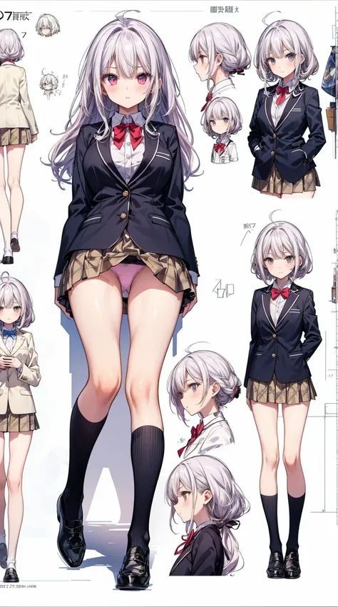 girl, alone, whole body, From head to toe, Are standing, (Huge_chest:1.3),

Character design sheet, Character Reference Sheet, 設計図のSchematic, Drafting, Blueprint, Schematic,
((Character design sheet:1.7, Character Reference Sheet:1.7,)),

anime/cartoon cha...