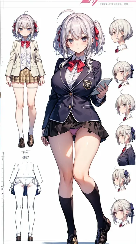 girl, alone, whole body, From head to toe, Are standing, (Huge_chest:1.3),

Character design sheet, Character Reference Sheet, 設計図のSchematic, Drafting, Blueprint, Schematic,
((Character design sheet:1.7, Character Reference Sheet:1.7,)),

anime/cartoon cha...