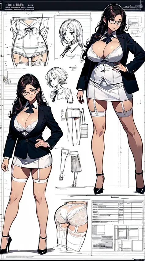 girl, alone, whole body, From head to toe, Are standing, (Huge Saggy Tits:1.3),

Character design sheet, Character Reference Sheet, 設計図のSchematic, Drafting, Blueprint, Schematic,
((Character design sheet:1.7, Character Reference Sheet:1.7,)),

anime/cartoo...