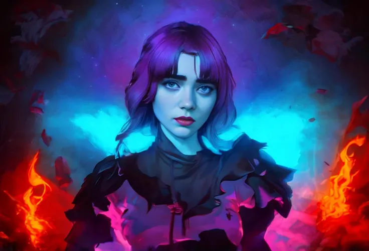 
a poster for the album,the woman in the hoodie , an album cover by Ferdynand Ruszczyc, trending on cgsociety, psychedelic art, looks a blend of grimes, looks like a mix of grimes, ) ominous vibes, cgsociety saturated colors, ultraviolet and neon colors, g...