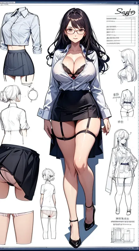 girl, alone, whole body, From head to toe, Are standing, (Huge Saggy Tits:1.3),

Character design sheet, Character Reference Sheet, 設計図のSchematic, Drafting, Blueprint, Schematic,
((Character design sheet:1.7, Character Reference Sheet:1.7,)),

anime/cartoo...