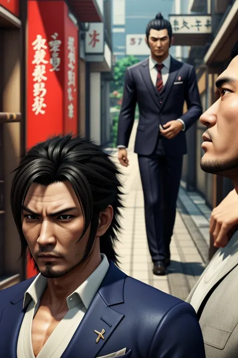 Generate realistic anime characters with Yakuza Name on it