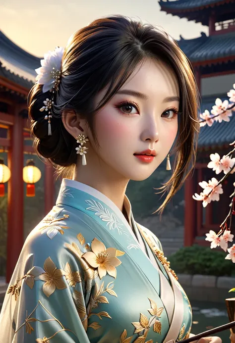 hlmlindaiyu1girlchinese beauty((best quality)), ((masterpiece))ltra high res, (photorealistic:1.4),4k resolutionexquisite ...