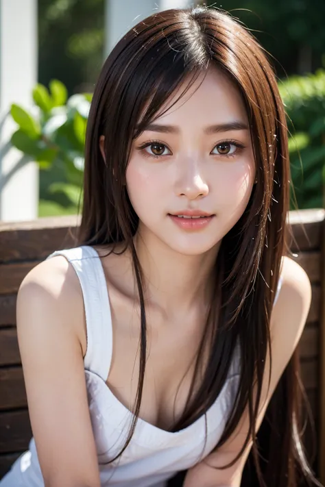 (Sillamäe:1.5), close up, masterpiece, best quality, raw photo, photorealistic, face, incredibly absurdres, beautiful girl (Thai Mix), seductive smile, cute, long hair, depth of field, highres, ultra-detailed, finely detail, extremely detailed, extremely d...