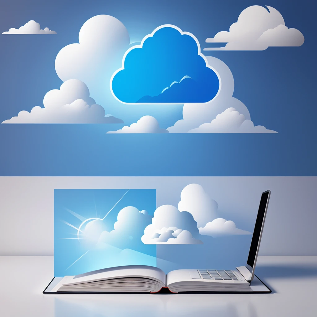 The icon design takes "study" and "cloud" and"book"as the core elements, combined with modern technology for creation. 