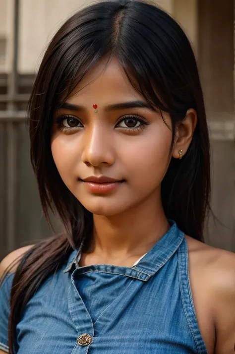 Create realistic ai india girl