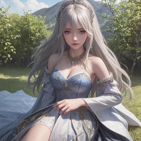 (best quality), masterpiece, Extremely detailed CG8K painting, high color, Extremely high color saturation, All colors are deepened, central composition, Extremely detailed light and shadow, The face and eyes are very detailed, medium length hair, sportswe...