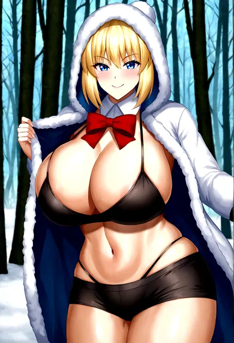 best quality Saber big breasts forest snow doctor 