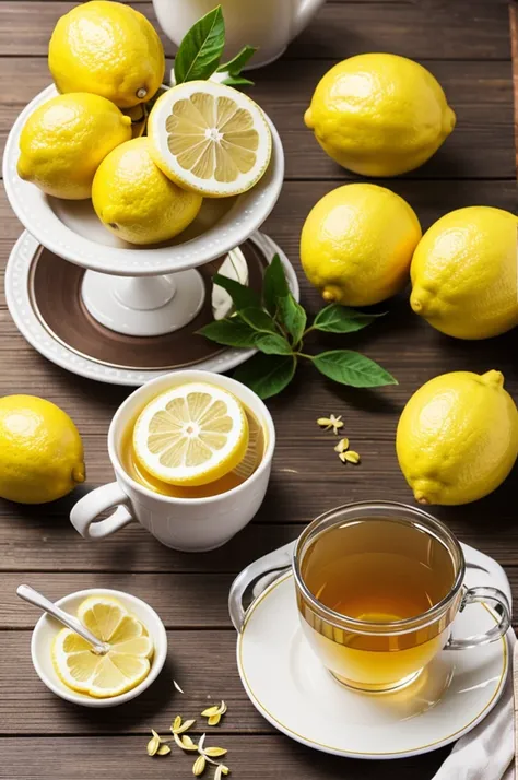 Lemon Tea Party. Make a cover page for the game