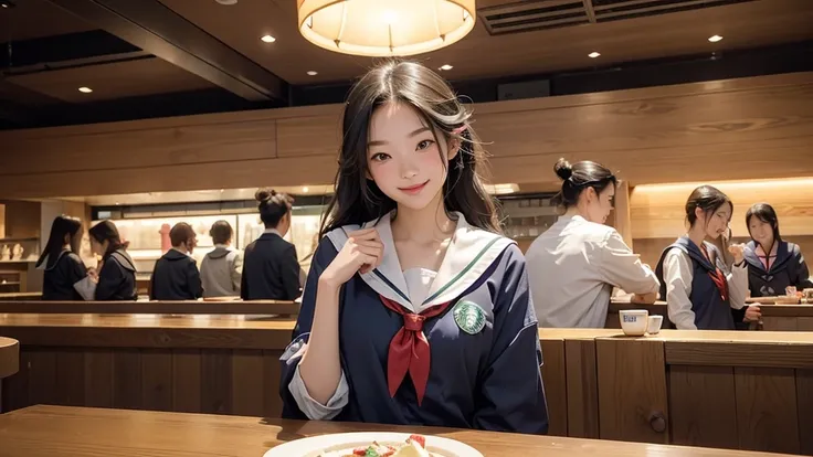 
(((((((Junior high school girl in sailor suit)))))))
(((((お洒落でcuteInside the Starbucks store)))))
8K、RAW Photos、Highest quality、Super detailed、Super Resolution、Ultra HD、8K壁紙、Amazing details



(((((((Inside the Starbucks store)))))))、((((((Sit down and ea...