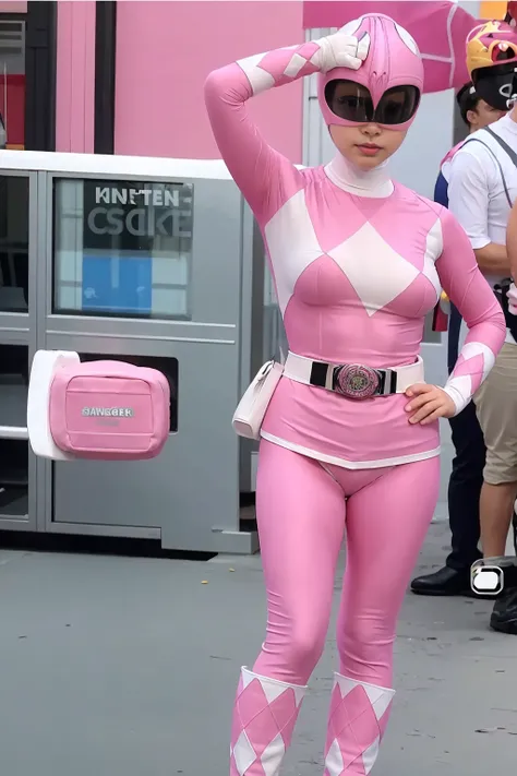 Pink Ranger 、Sexy pose