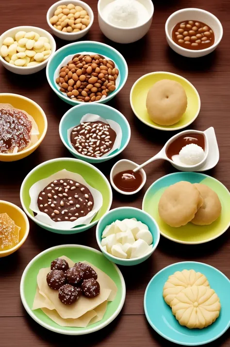 Sweets with bean paste