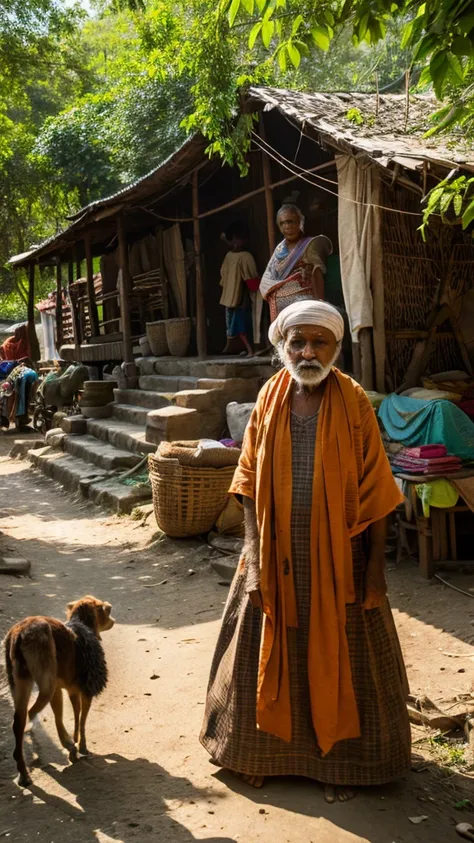 Old  indian village life
