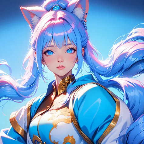 Masterpiece, Best quality,(((closeup of face)))
offcial art, Very
Detailed CG 8K wallpaper,
(flying petal)
(detailed ice) , crystal
Textured skin, cold
expression, ((Fox ears)),
White hair, long
hair, Messy hair, eBlue eyes,
view the viewer,
Extremely deli...