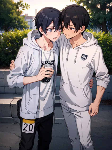 cool,,,Refreshing athletic guy,boy,boys,charm,Slim figure,Japanese high school student style,,Casual clothes,,,White hoodie,,Smooth,Skin texture,Functional beauty,youth,Vibrancy,The male protagonist,,,From friendship to love,,,To the boys I like,,,The two ...