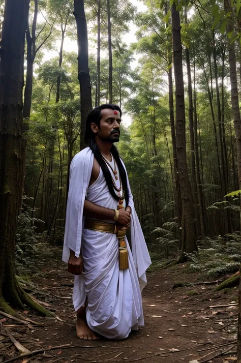 Lord Shankar used to do penance in the forest.