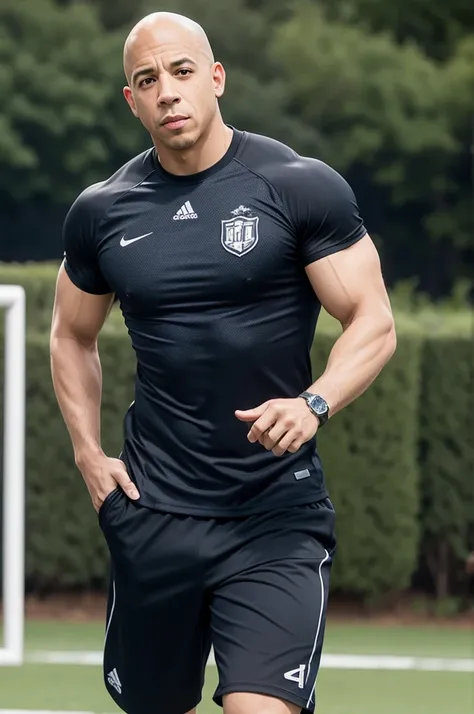 Vin diesel playing football 