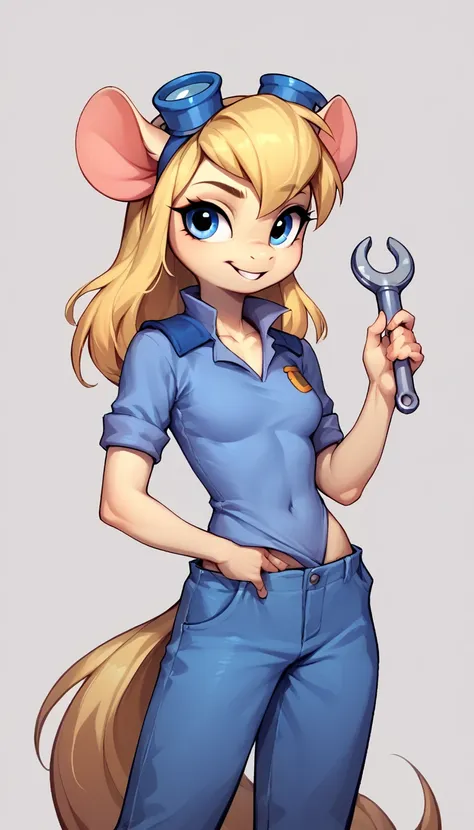 score_9, score_8_up, score_8, score_7_up, score_6_up, source_furry, source_pony, anthro mouse gadget hackwrench, gadget hackwren...