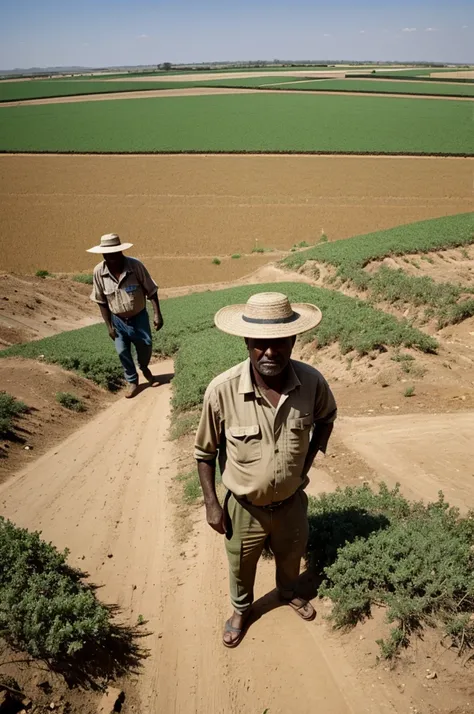 The dry land and two or four farmers are also worried about it.