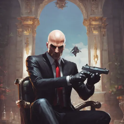 Hitman fantasy artwork 