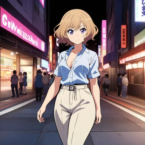 sexy anime girl named Lisa standing in Tokyo, miyazaki style style #Base Model #Anime
