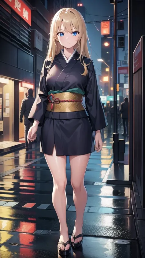 t5un4d3, mark
tsunade, Japanese clothes, sash, jacket
BREAK looking at viewer,in street,night,neon lights,cyberpunk,wet road,reflections,
BREAK (masterpiece:1.2), best quality, high resolution, unity 8k wallpaper, (illustration:0.8), (beautiful detailed ey...