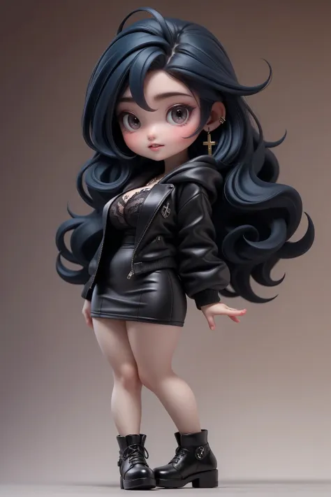 work of art, best qualityer,8k,offcial art, ultra high resolution,

1 busty girl with black hair,chibi, female , standing alone,...