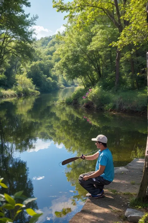 Fishing and beauty