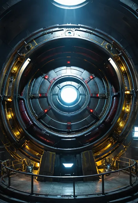 iron man reactor, written TR in the middle