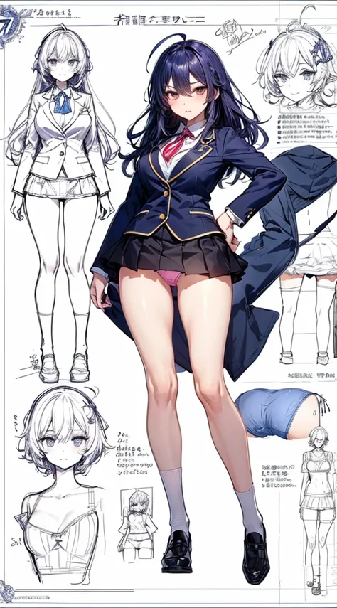 girl, alone, whole body, From head to toe, Are standing, (Huge_chest:1.3),

Character design sheet, Character Reference Sheet, 設計図のSchematic, Drafting, Blueprint, Schematic,
((Character design sheet:1.7, Character Reference Sheet:1.7,)),

anime/cartoon cha...