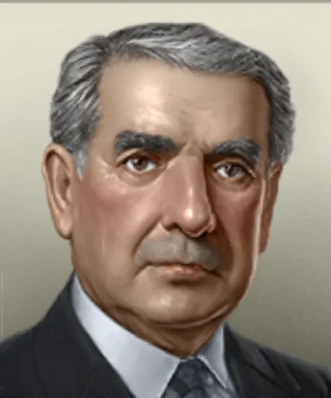 chilean president carlos ibáñez del campo, hoi4 portrait style